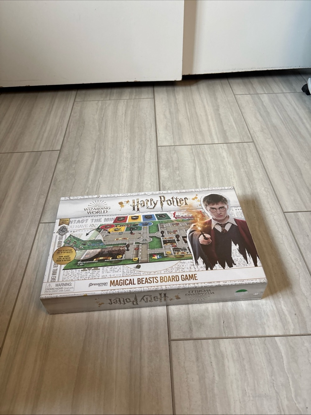 Pressman Harry Potter Magical Beasts Board Game New still has plastic sealing